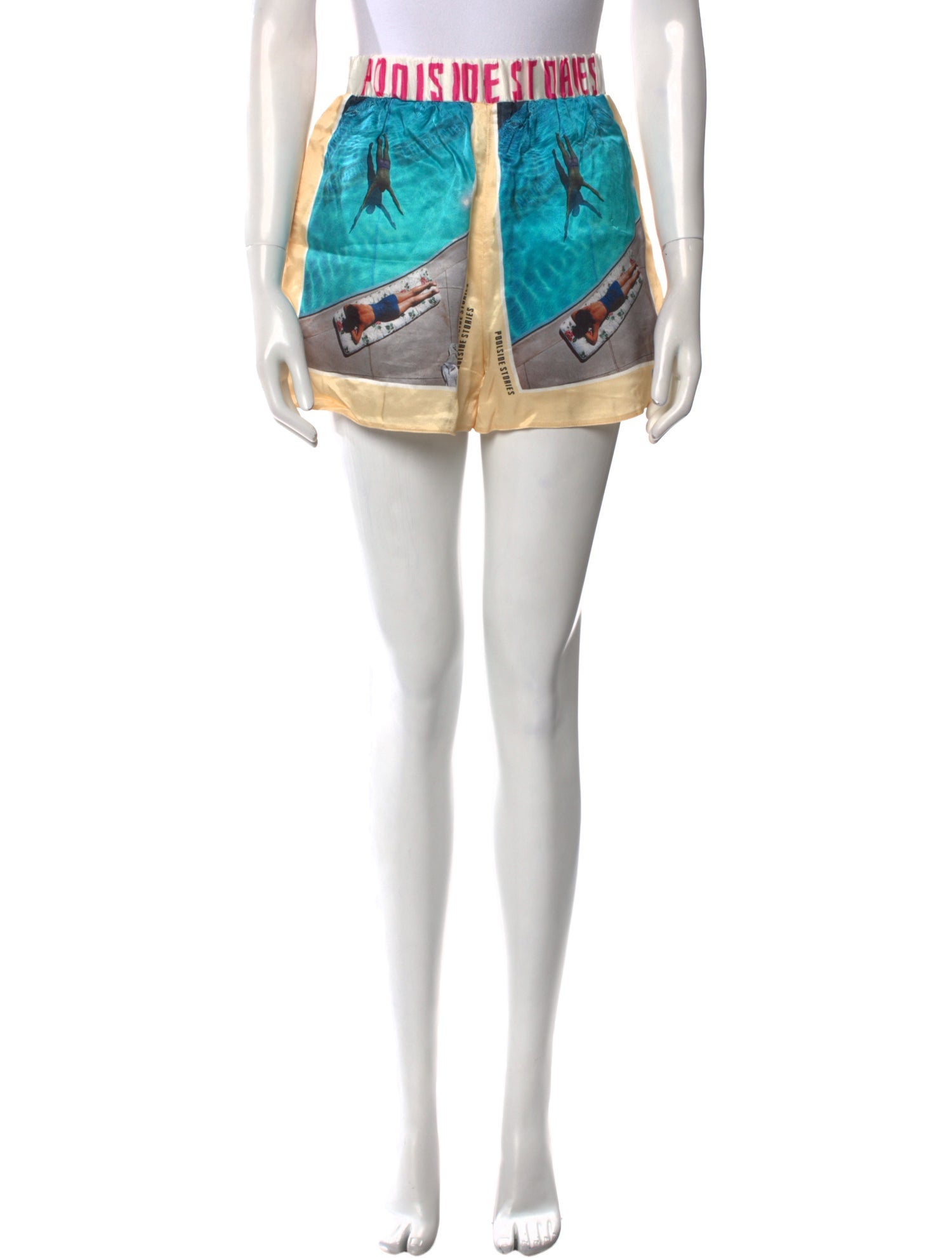 Maje Printed Mini Shorts