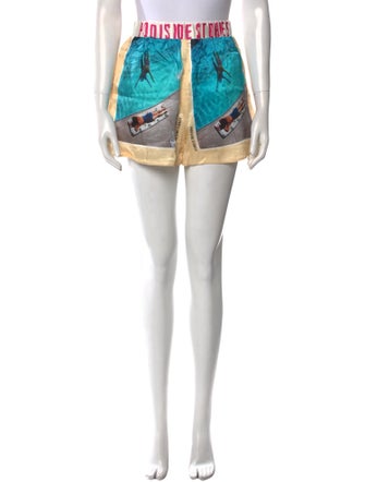 Maje Printed Mini Shorts