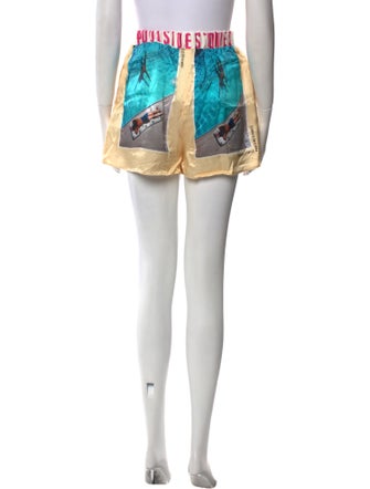 Maje Printed Mini Shorts