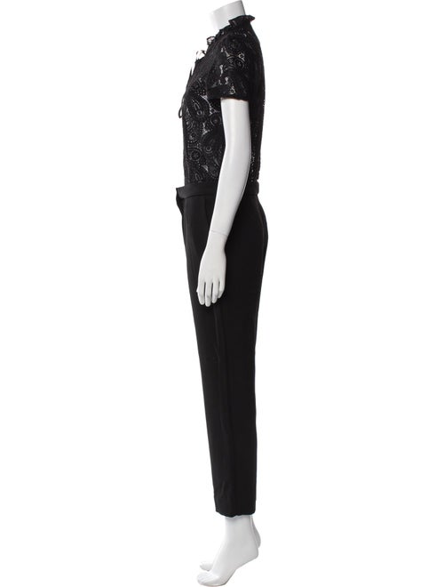Maje Mock Neck Jumpsuit
