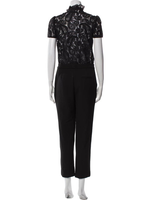 Maje Mock Neck Jumpsuit