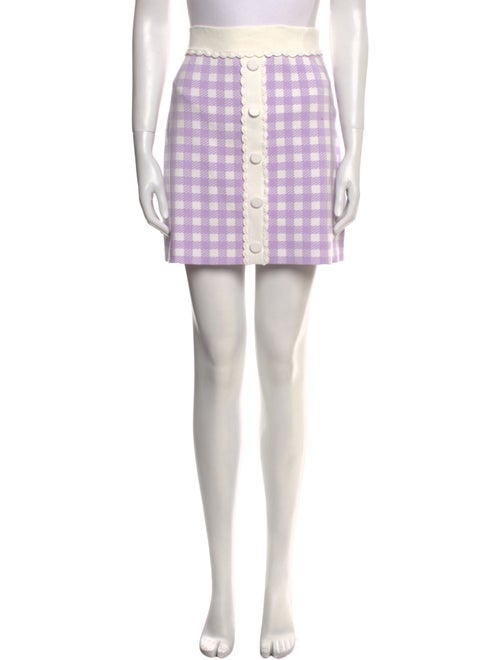 Maje Printed Mini Skirt