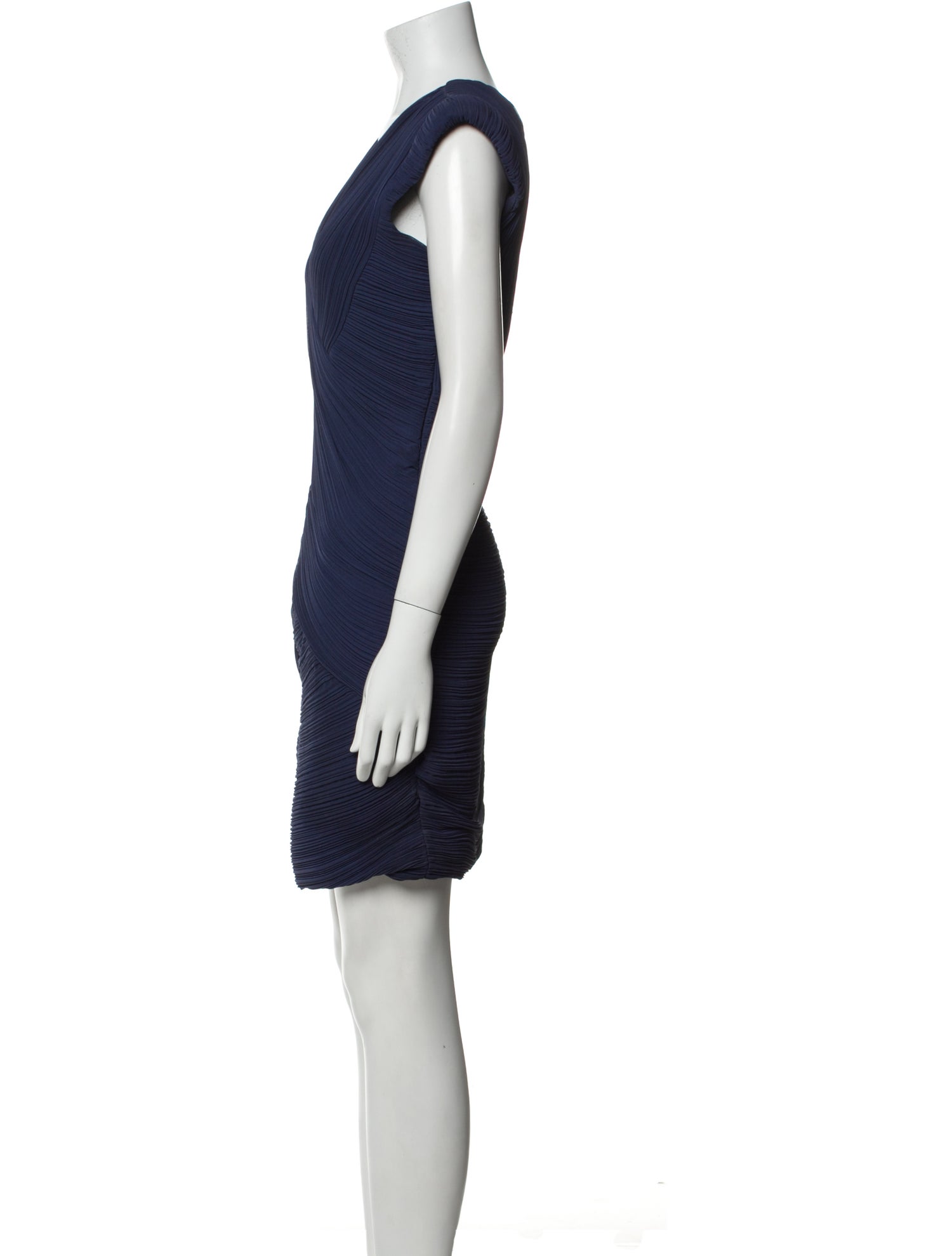 Maje V-Neck Mini Dress