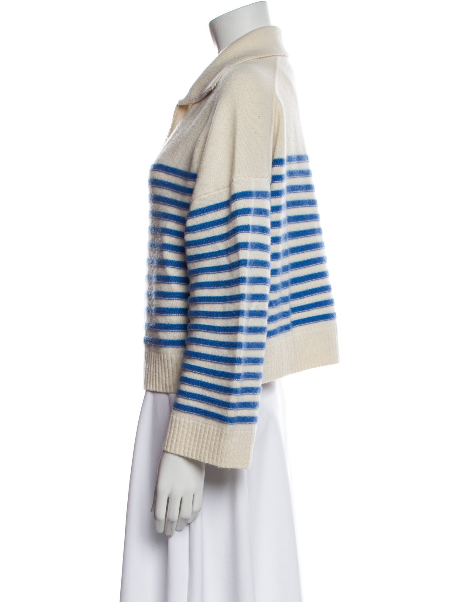 Maje Cashmere Striped Sweater