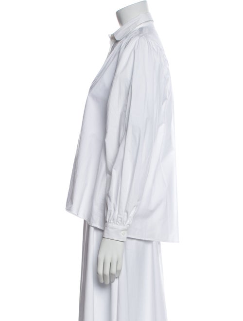 Maje Long Sleeve Button-Up Top