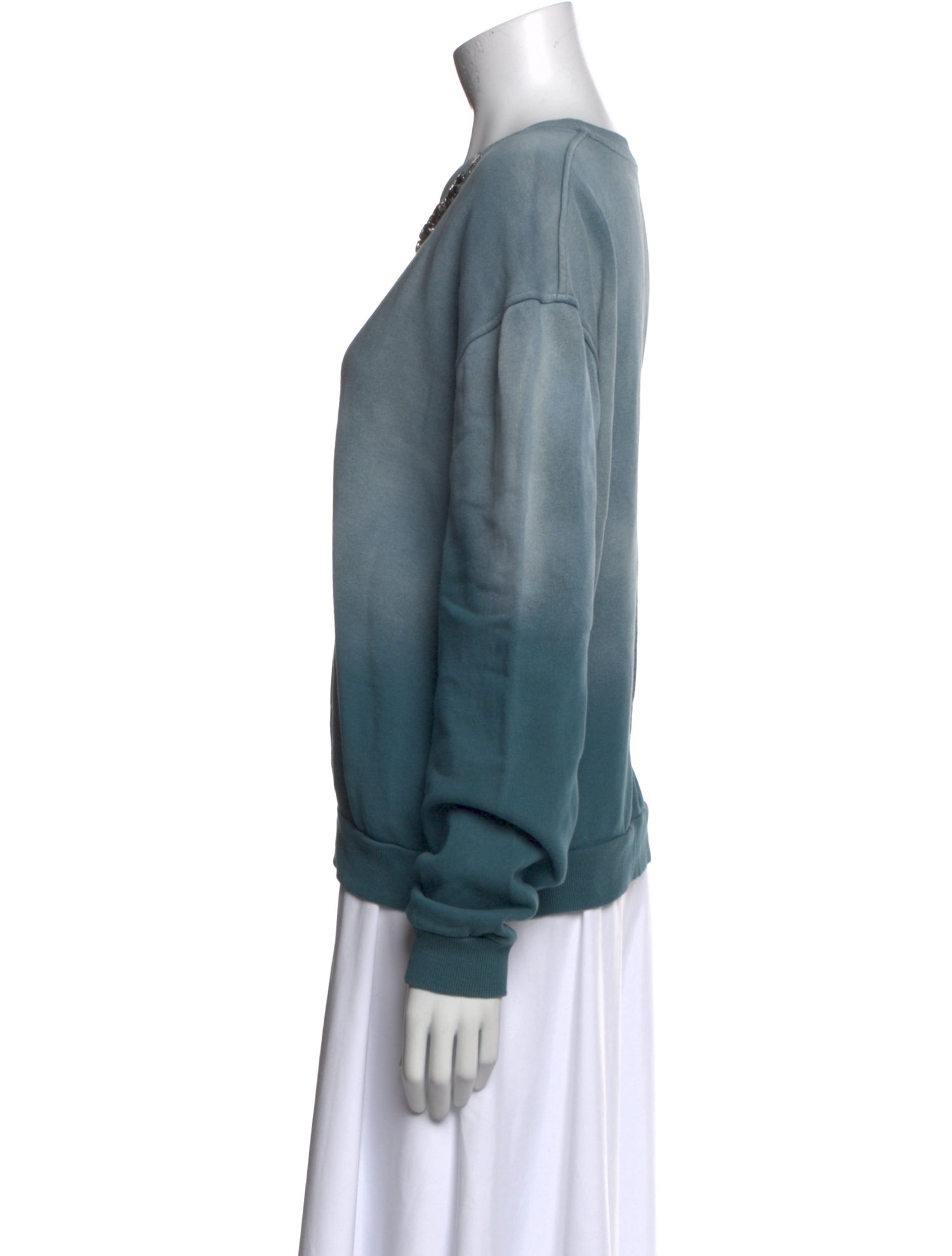 Maje Crew Neck Long Sleeve Sweatshirt