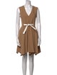 Maje V-Neck Knee-Length Dress