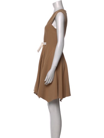 Maje V-Neck Knee-Length Dress