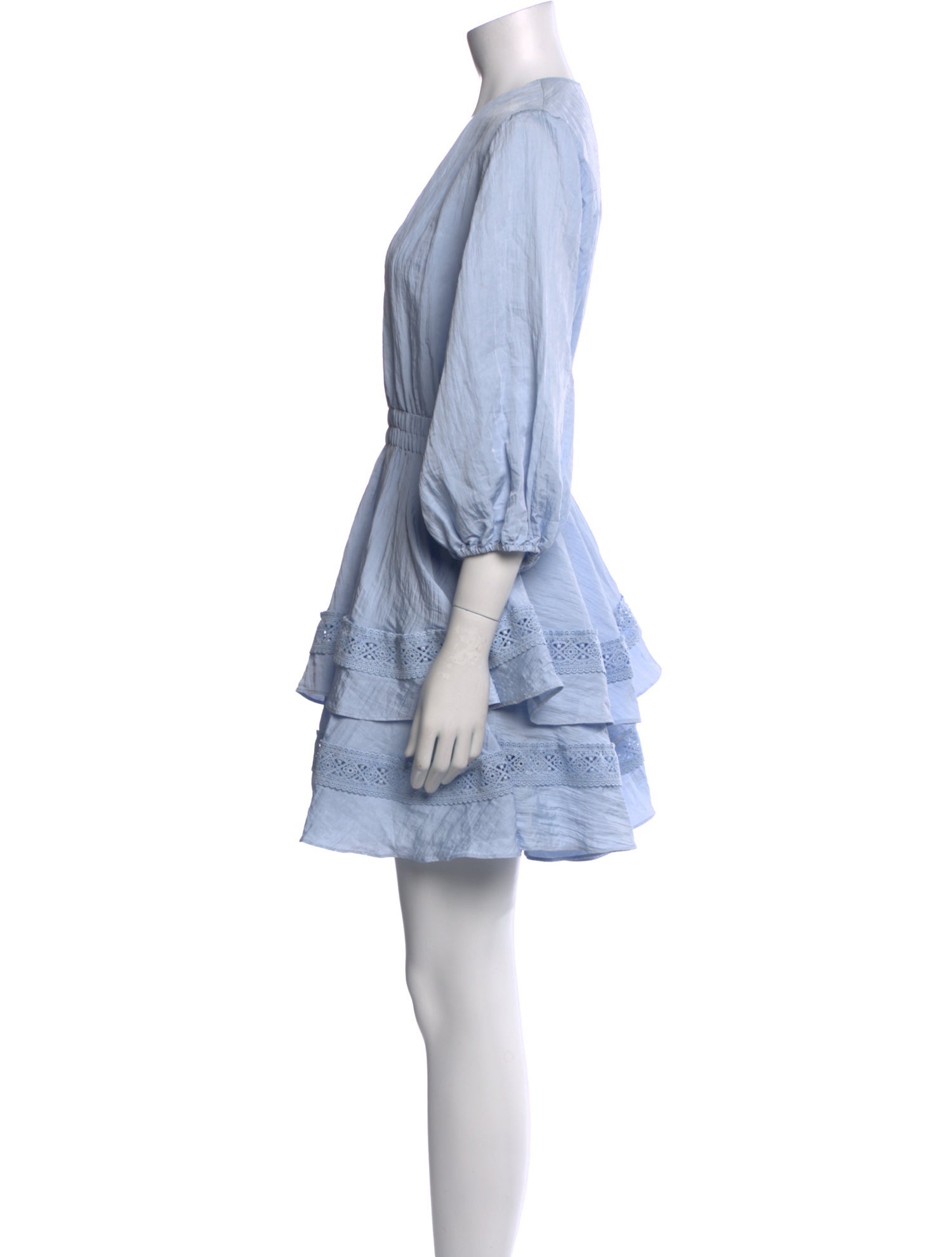 Maje V-Neck Mini Dress