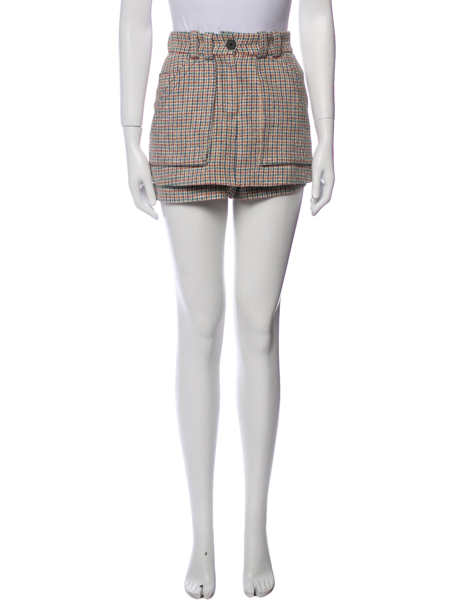 Maje Printed Mini Shorts