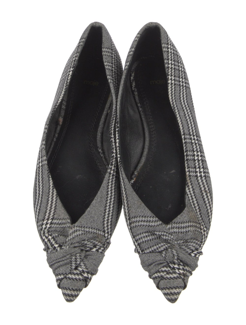 Maje Flats Grey Printed Pointed-Toes - image 3