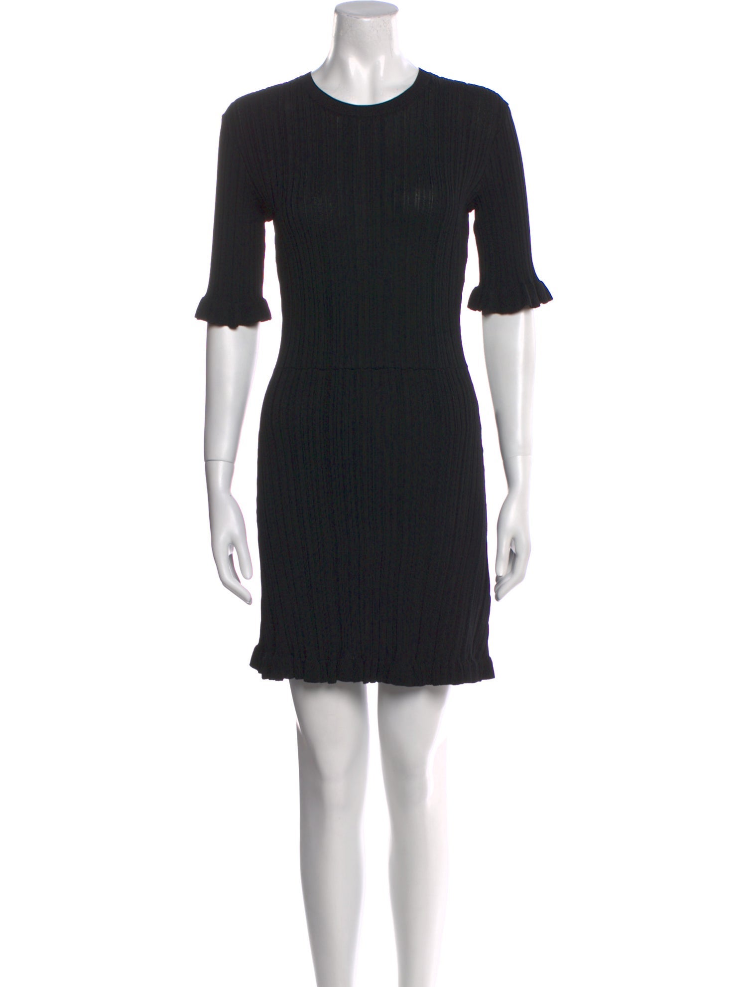 Maje Crew Neck Mini Dress