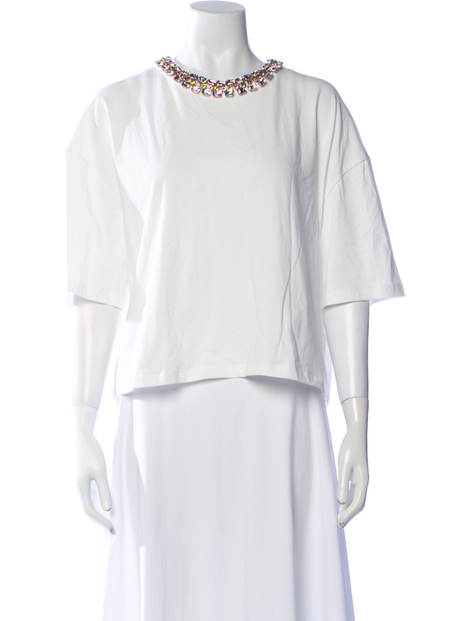 Maje Bateau Neckline Three-Quarter Sleeve Blouse w/ Tags