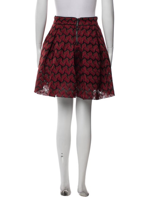 Maje Printed Mini Skirt