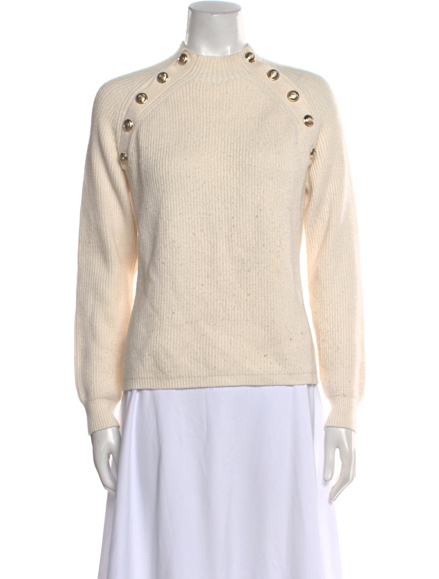 Maje Mock Neck Sweater
