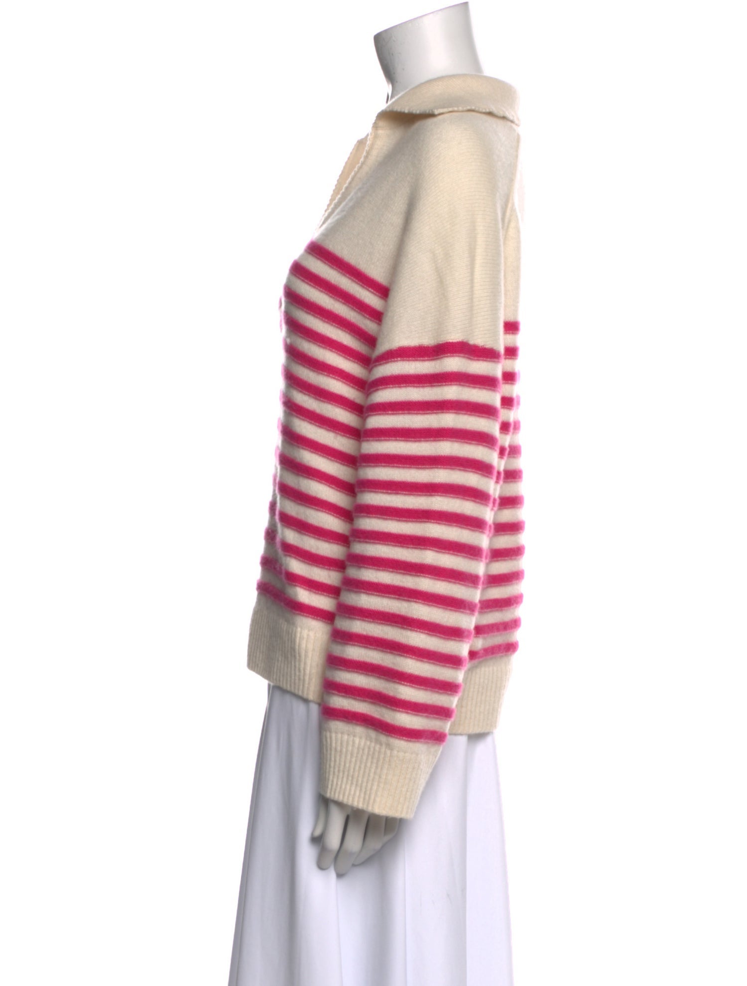 Maje Cashmere Striped Sweater