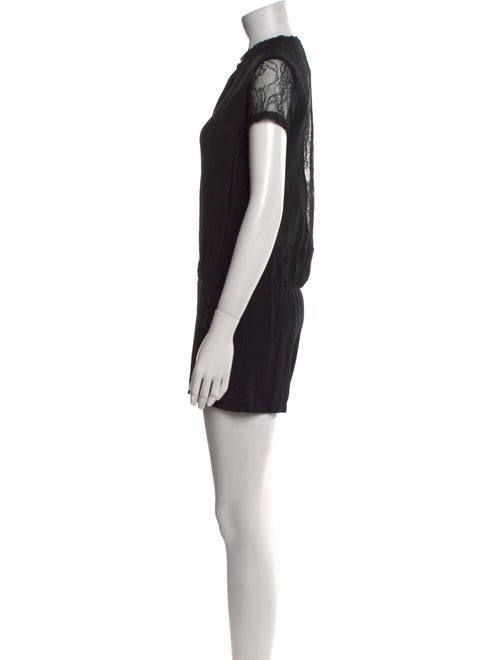 Maje Silk Crew Neck Romper