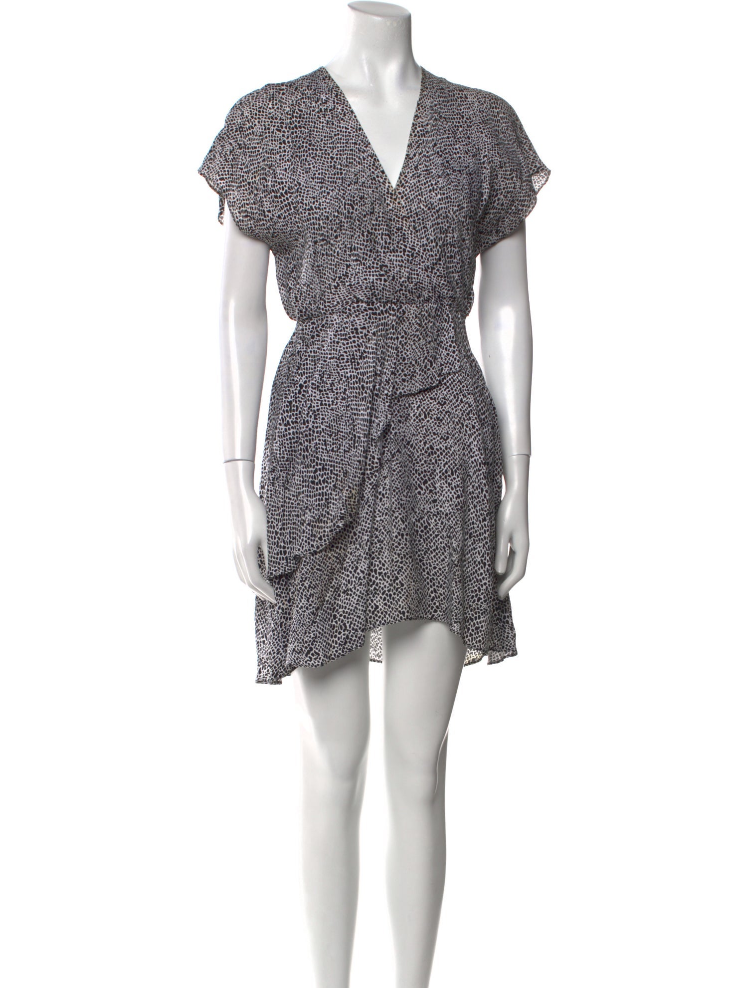 Maje Printed Mini Dress