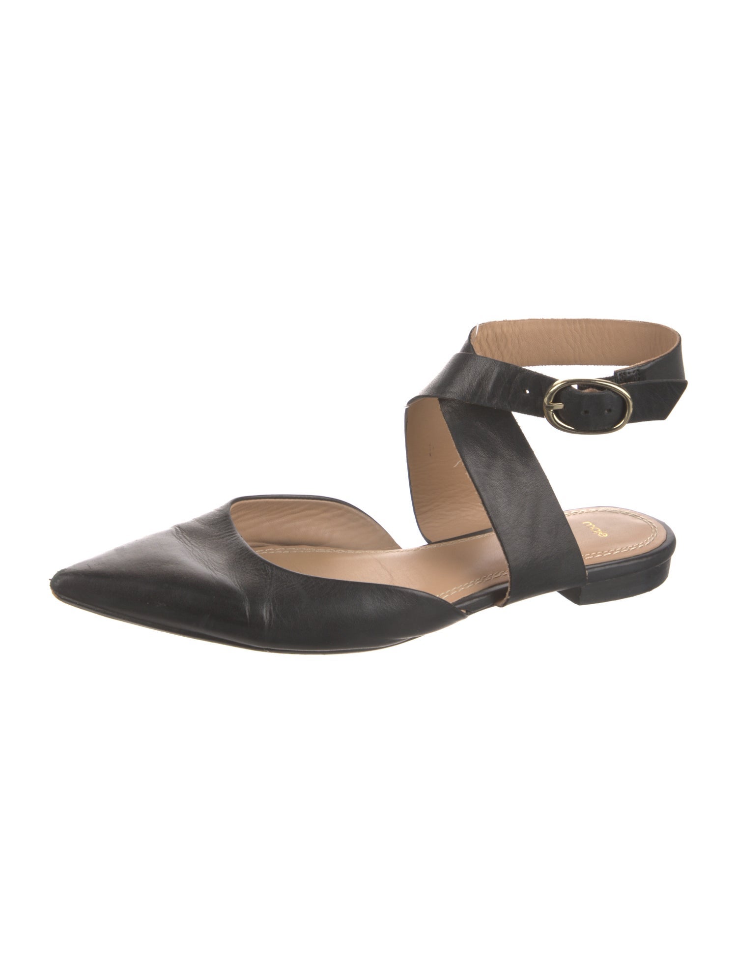 Maje Leather Printed Mules