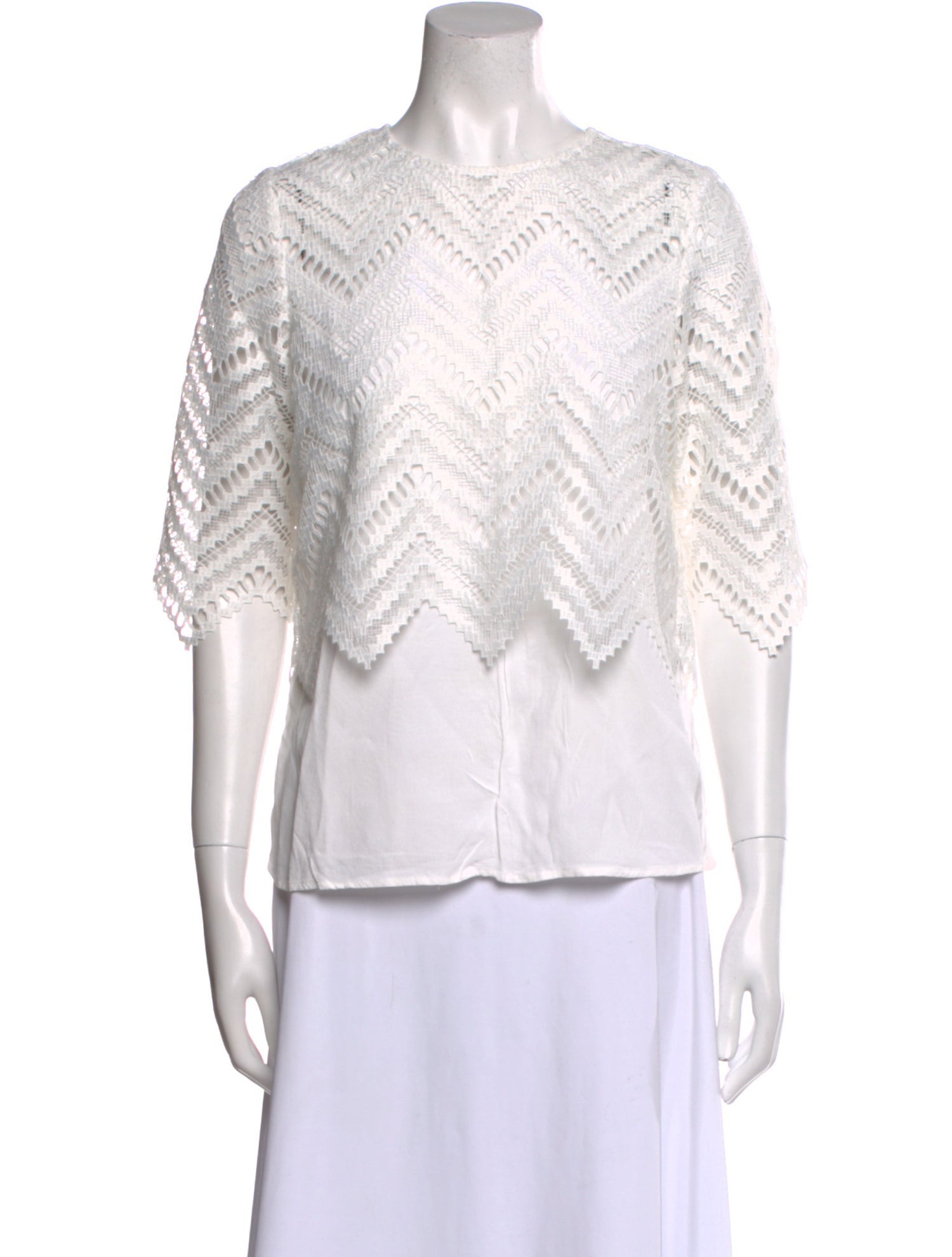 Maje Bateau Neckline Short Sleeve Top