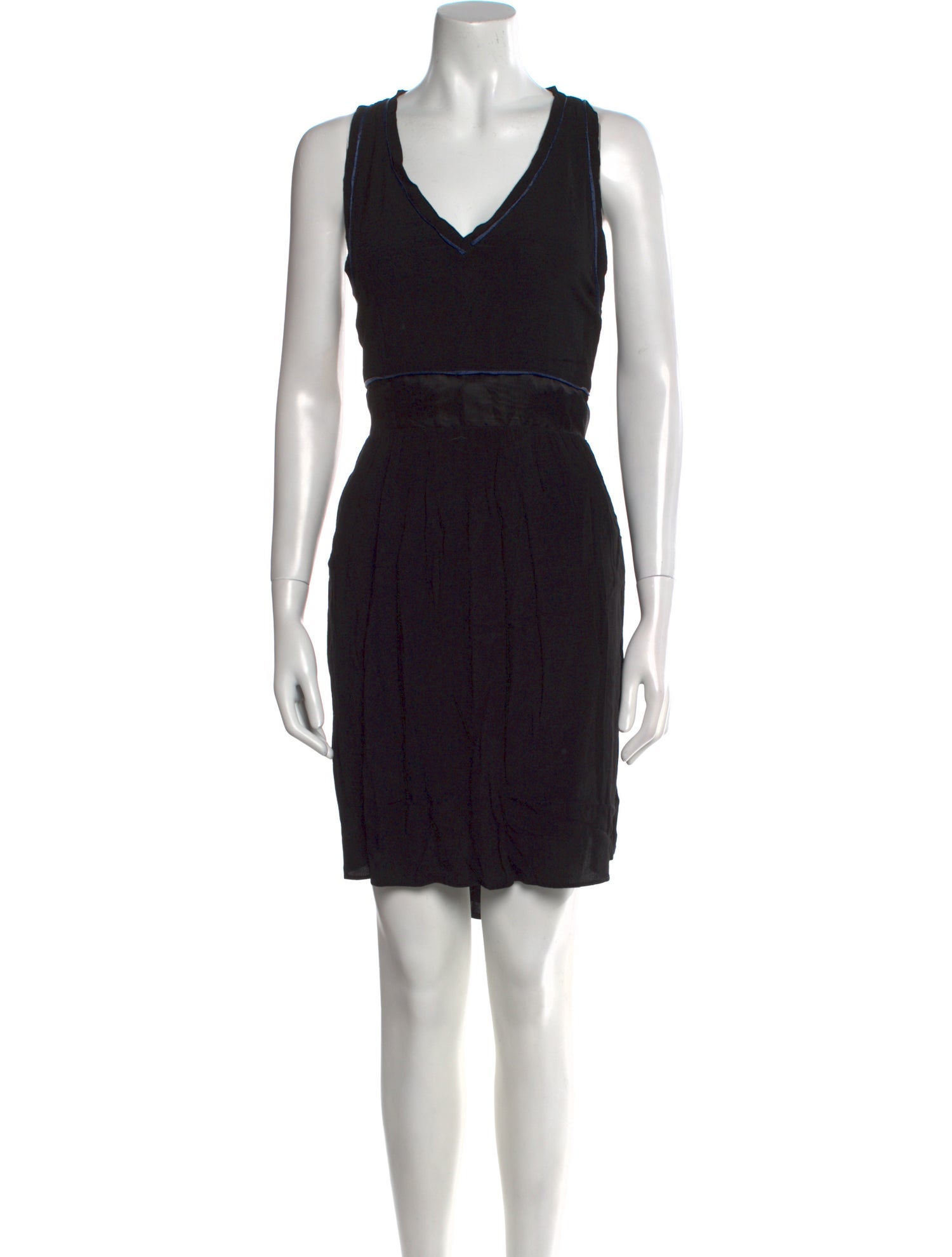 Maje V-Neck Mini Dress