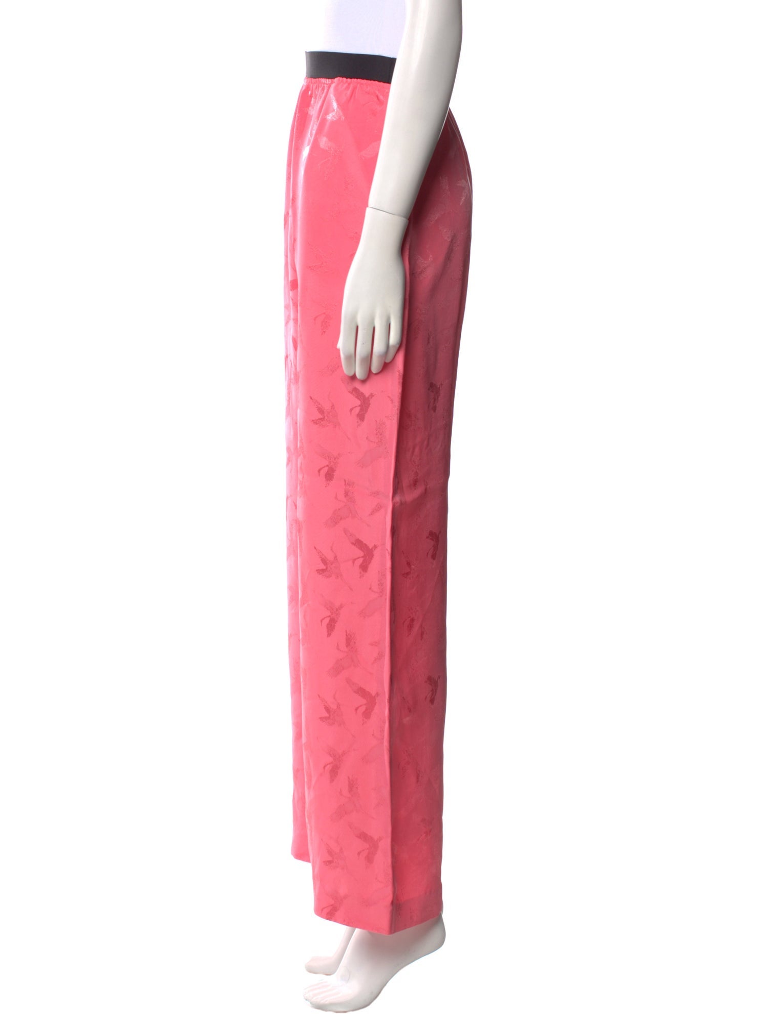 Maje Printed Wide Leg Pants