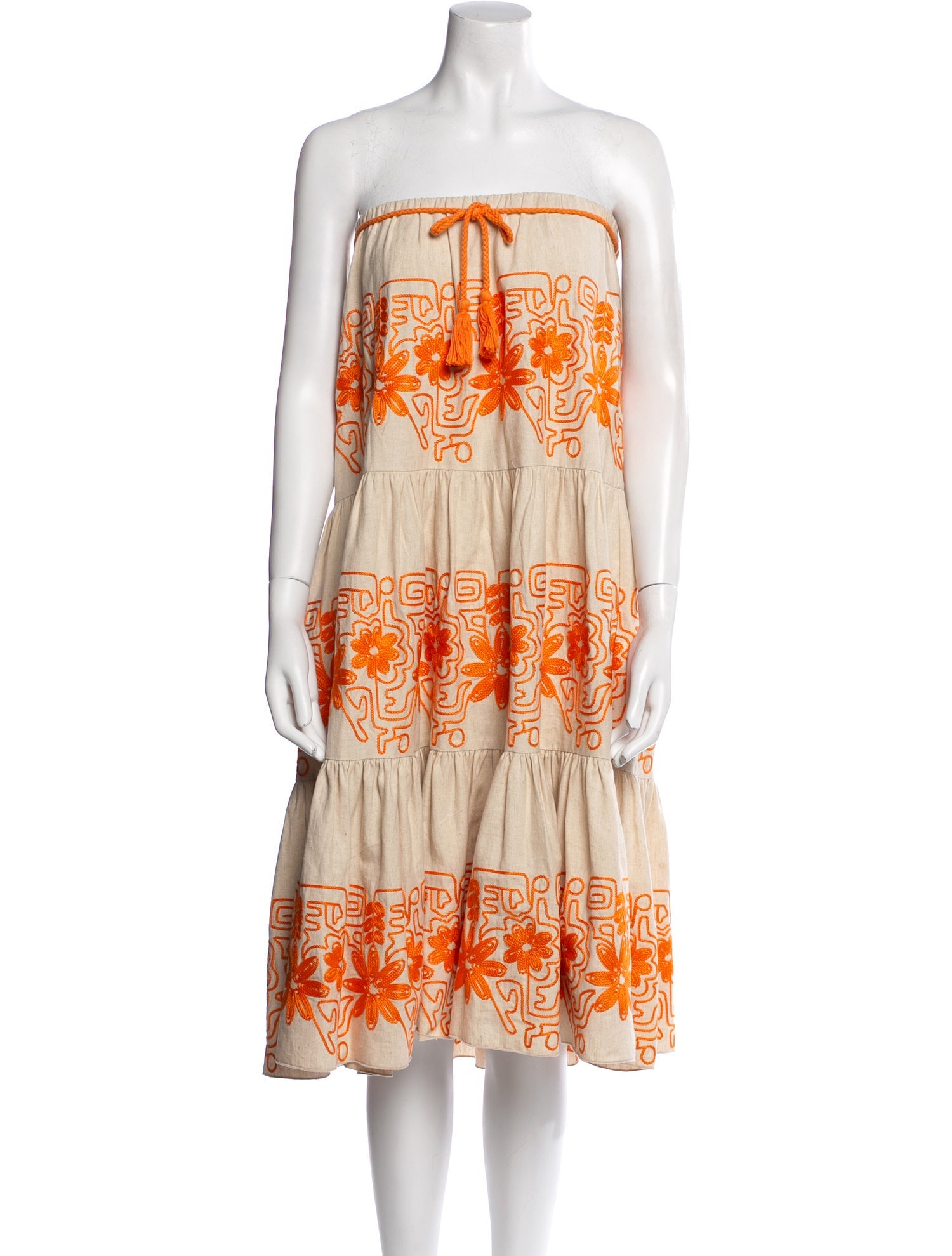 Maje Printed Knee-Length Dress