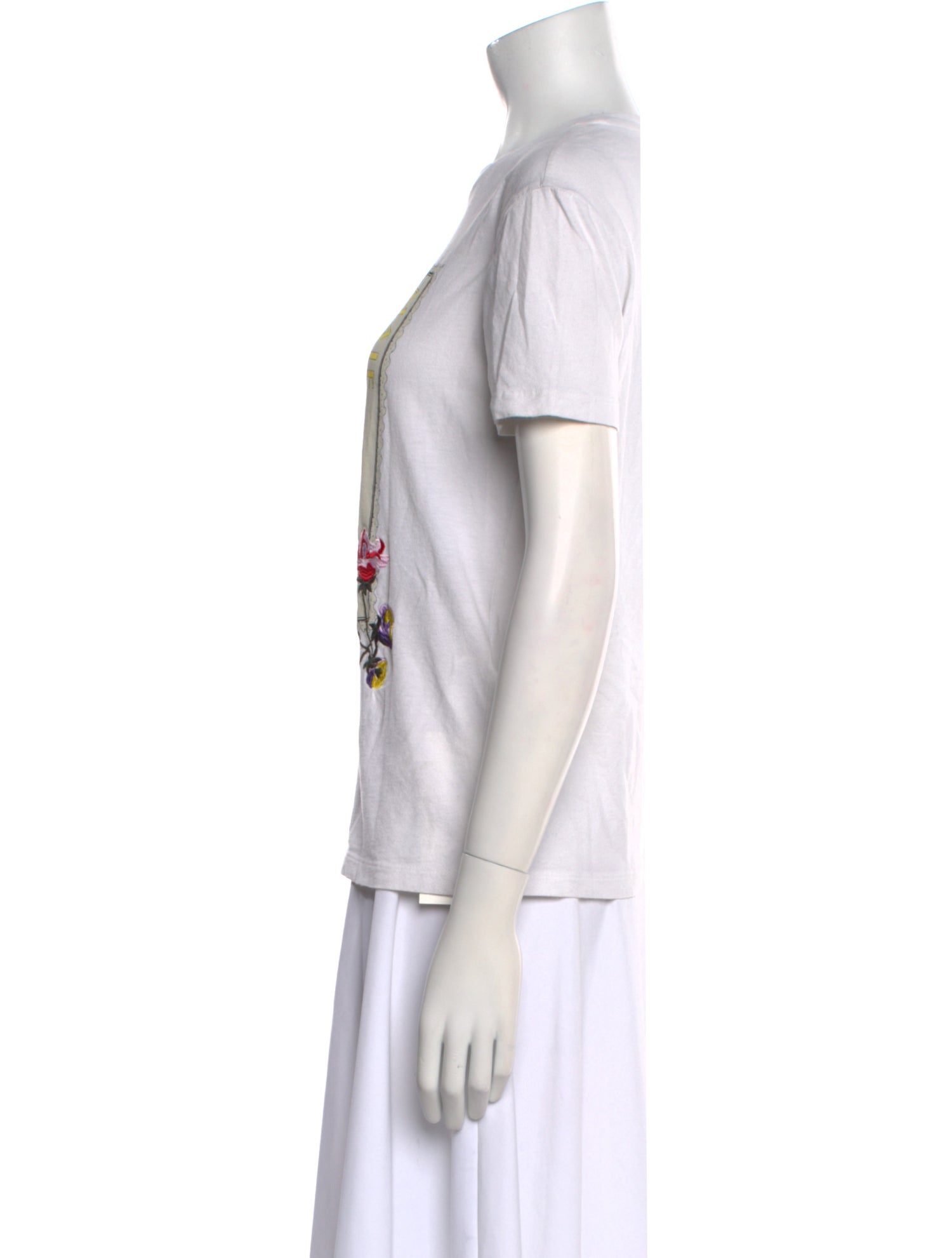 Maje Graphic Print Crew Neck T-Shirt