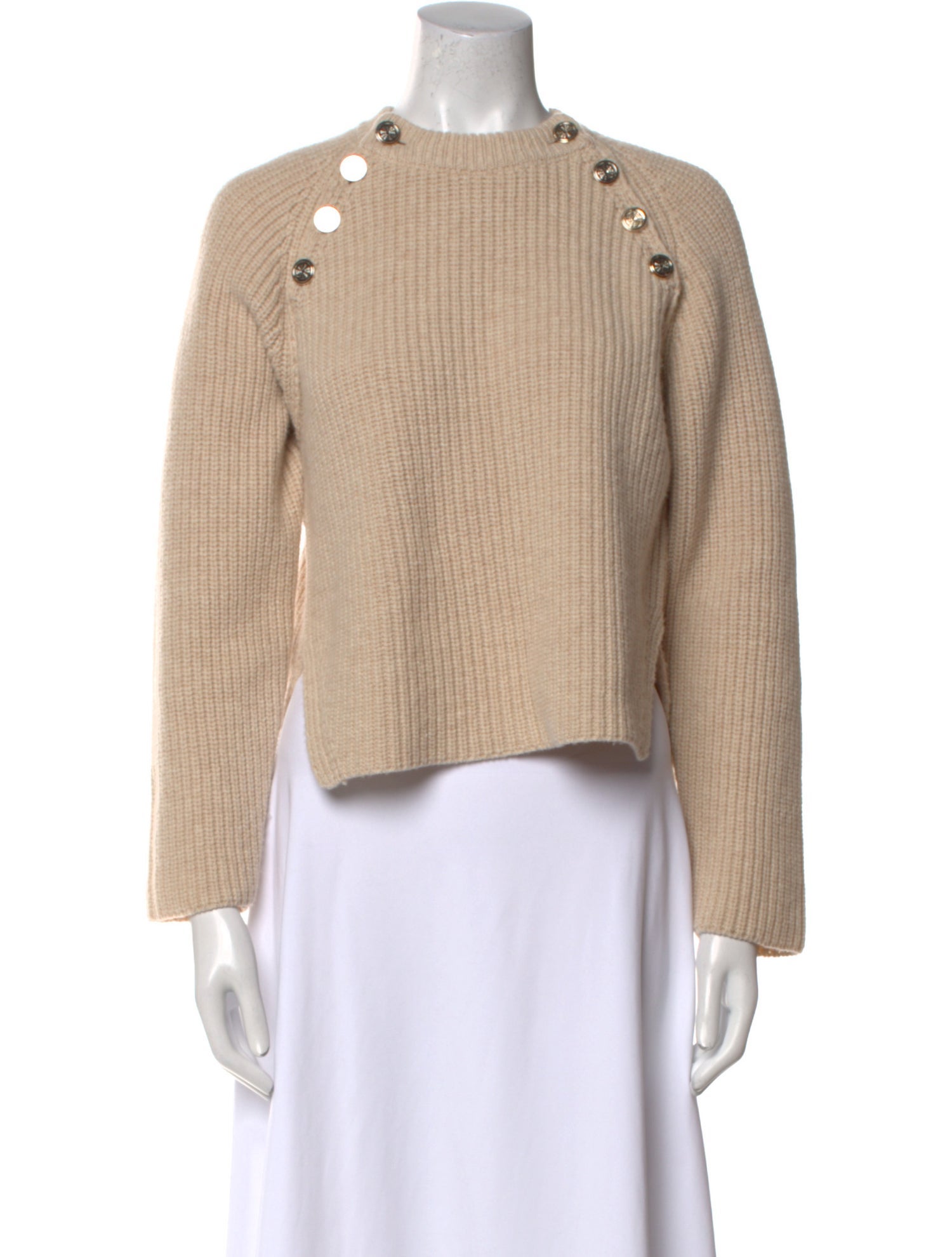 Maje Wool Crew Neck Sweater