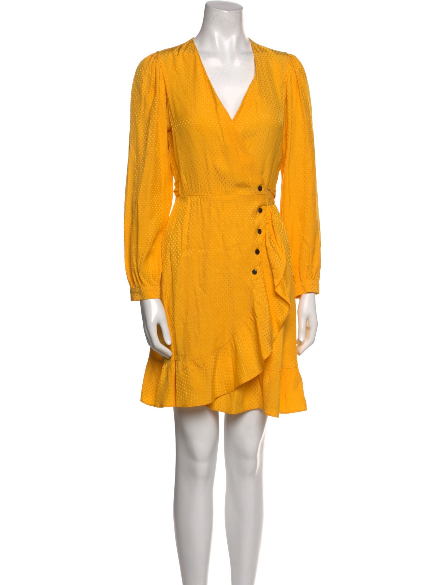 Maje V-Neck Mini Dress