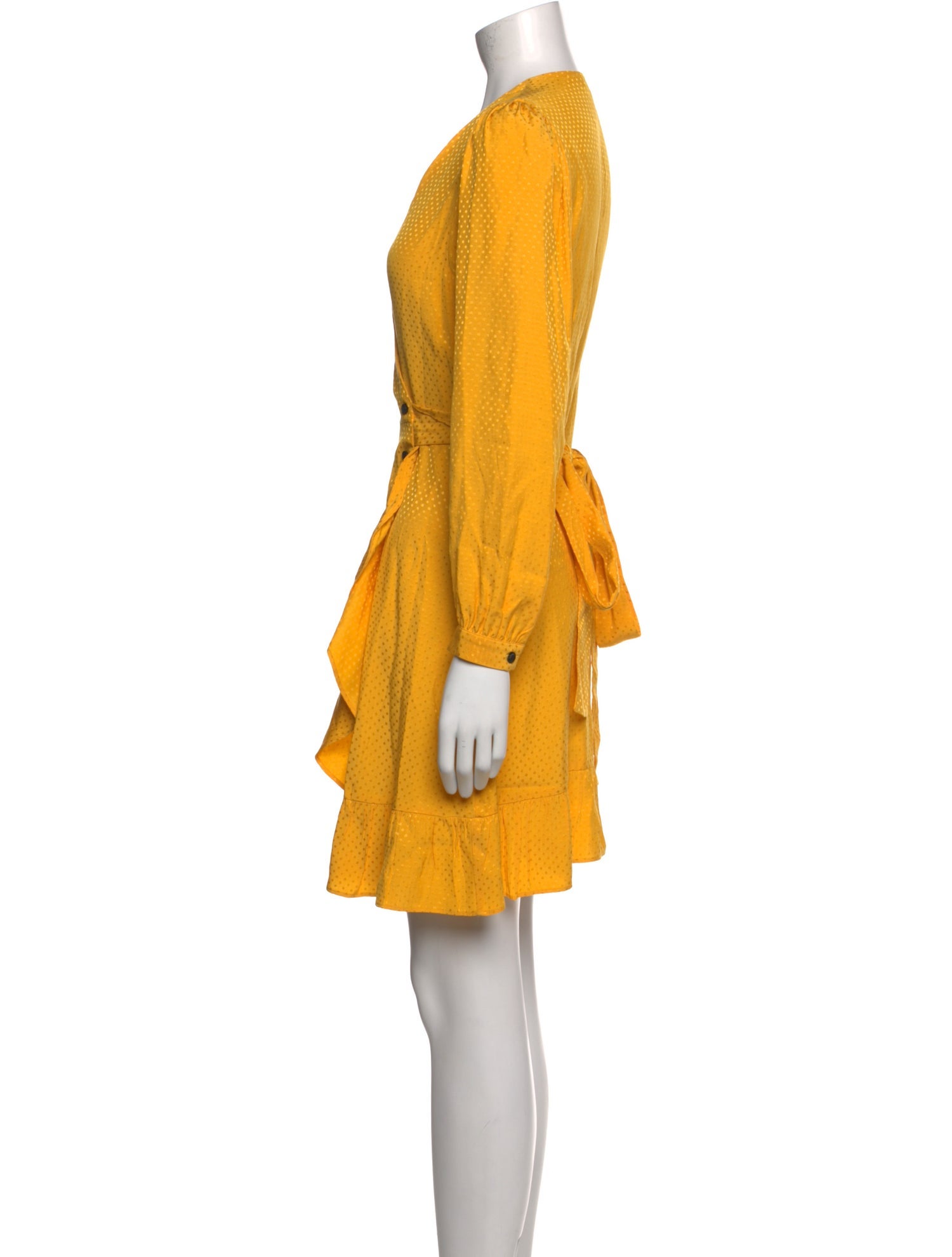 Maje V-Neck Mini Dress