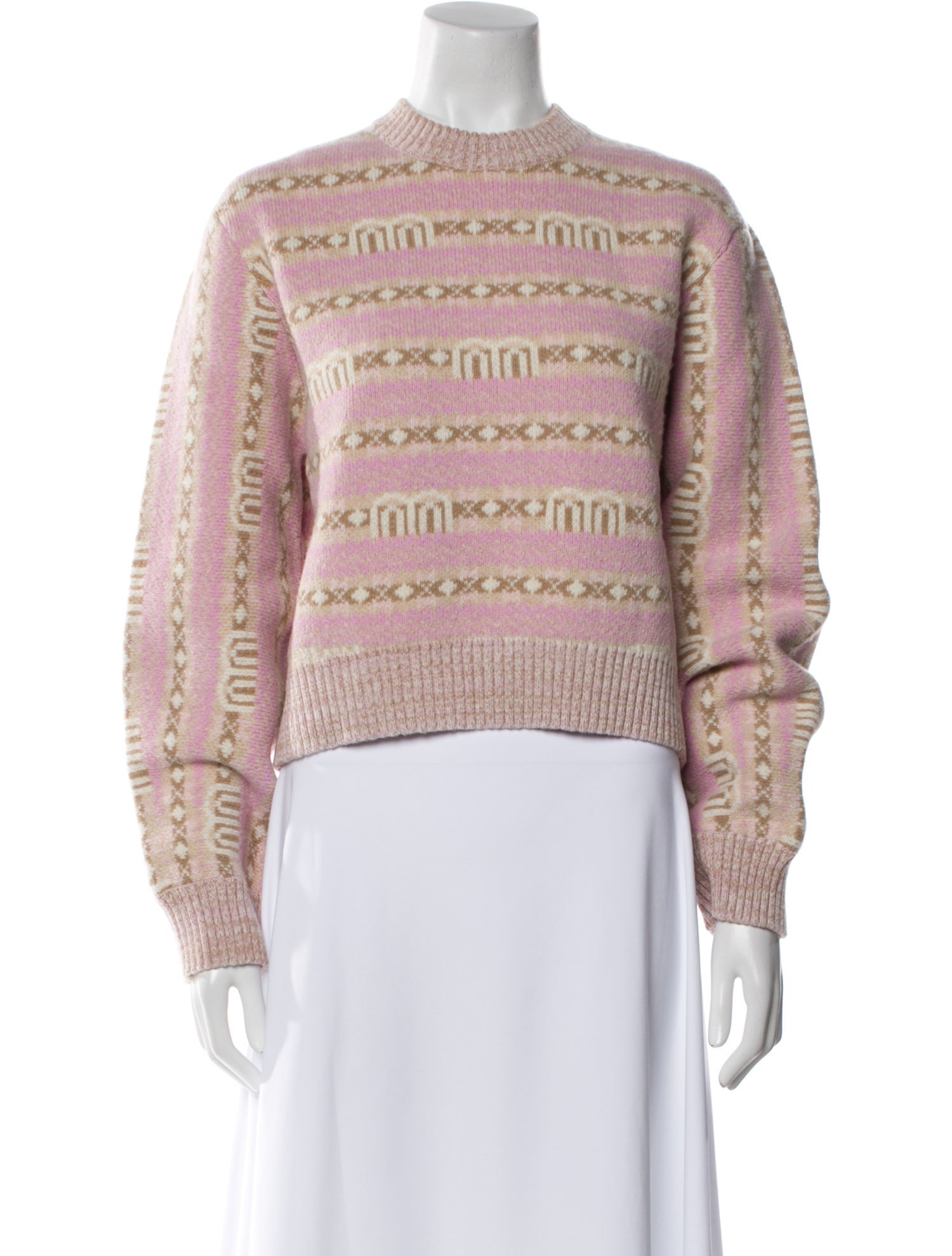 Maje Wool Striped Sweater