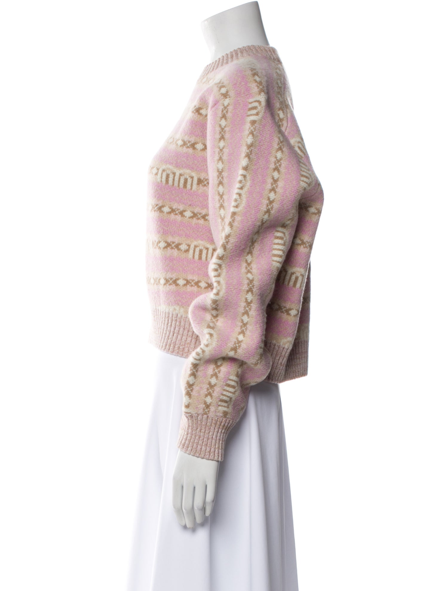 Maje Wool Striped Sweater