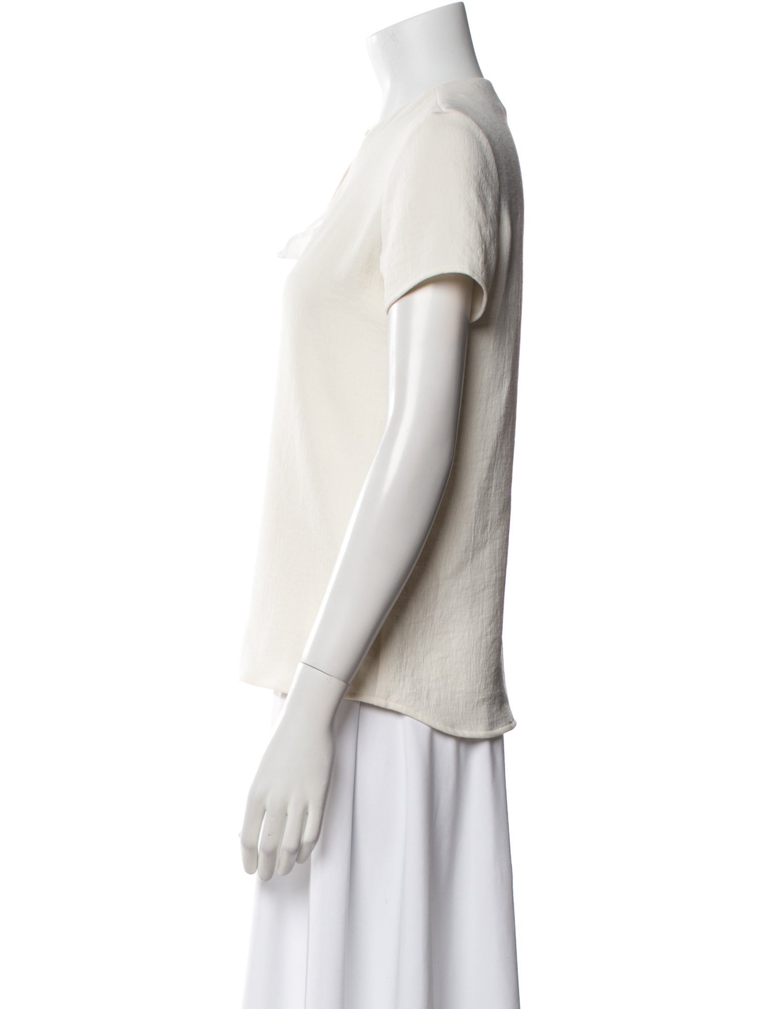 Maje V-Neck Short Sleeve T-Shirt