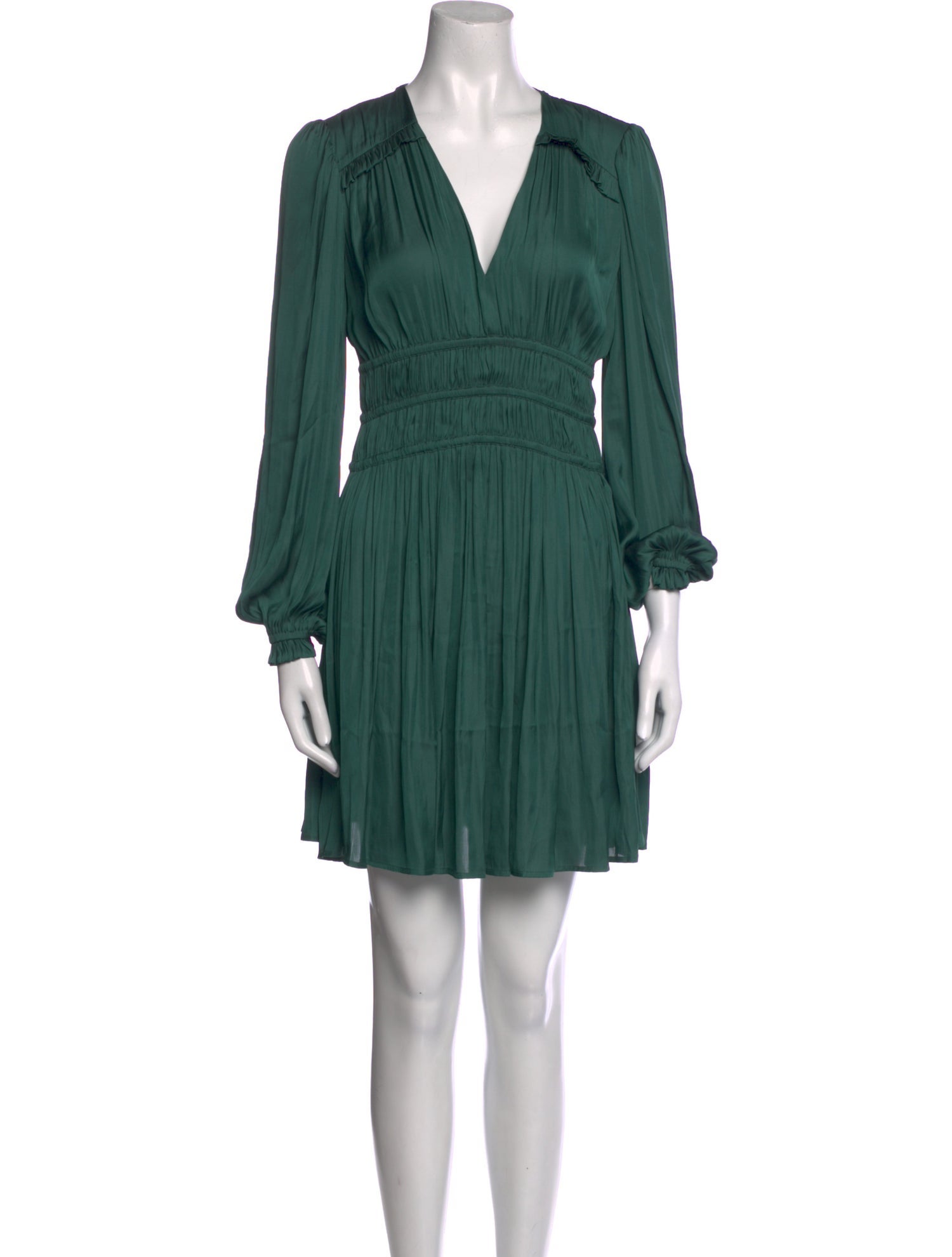 Maje V-Neck Mini Dress