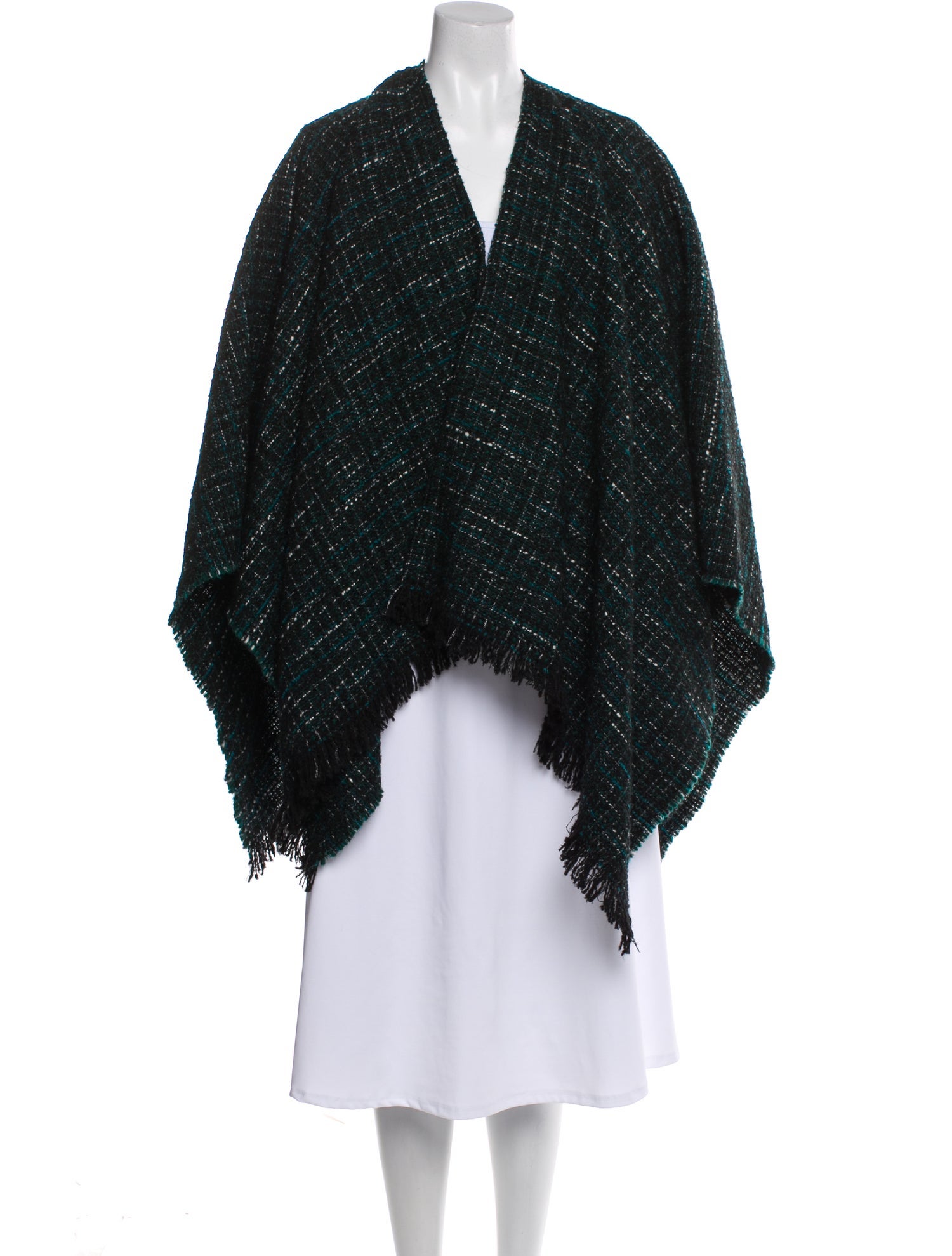 Maje Wool Striped Shawl