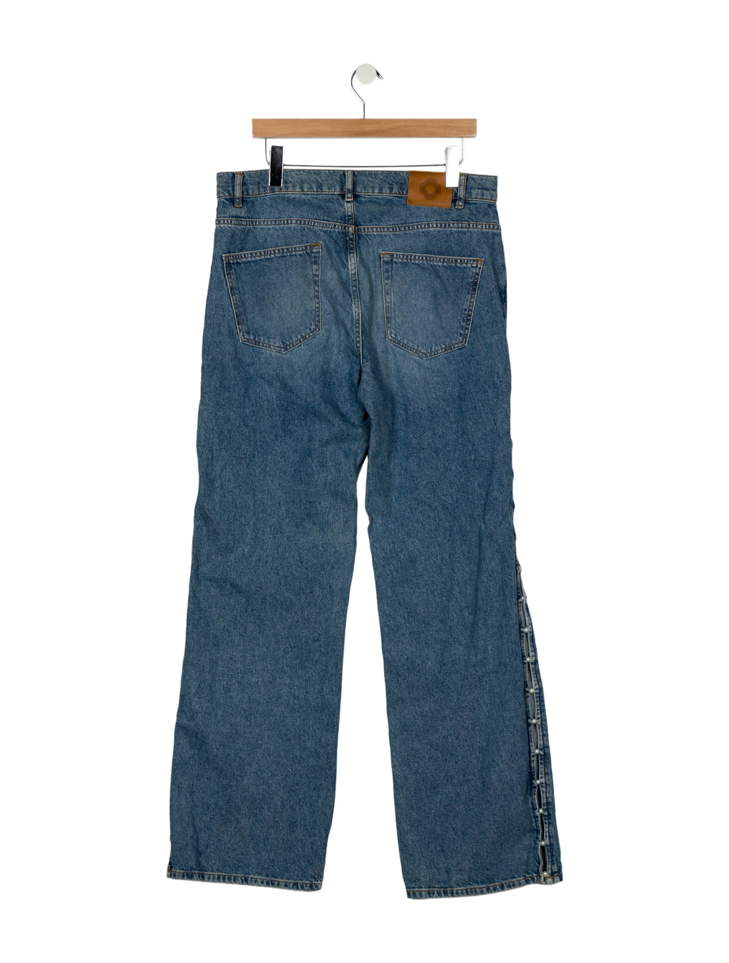 Maje High-Rise Wide Leg Jeans