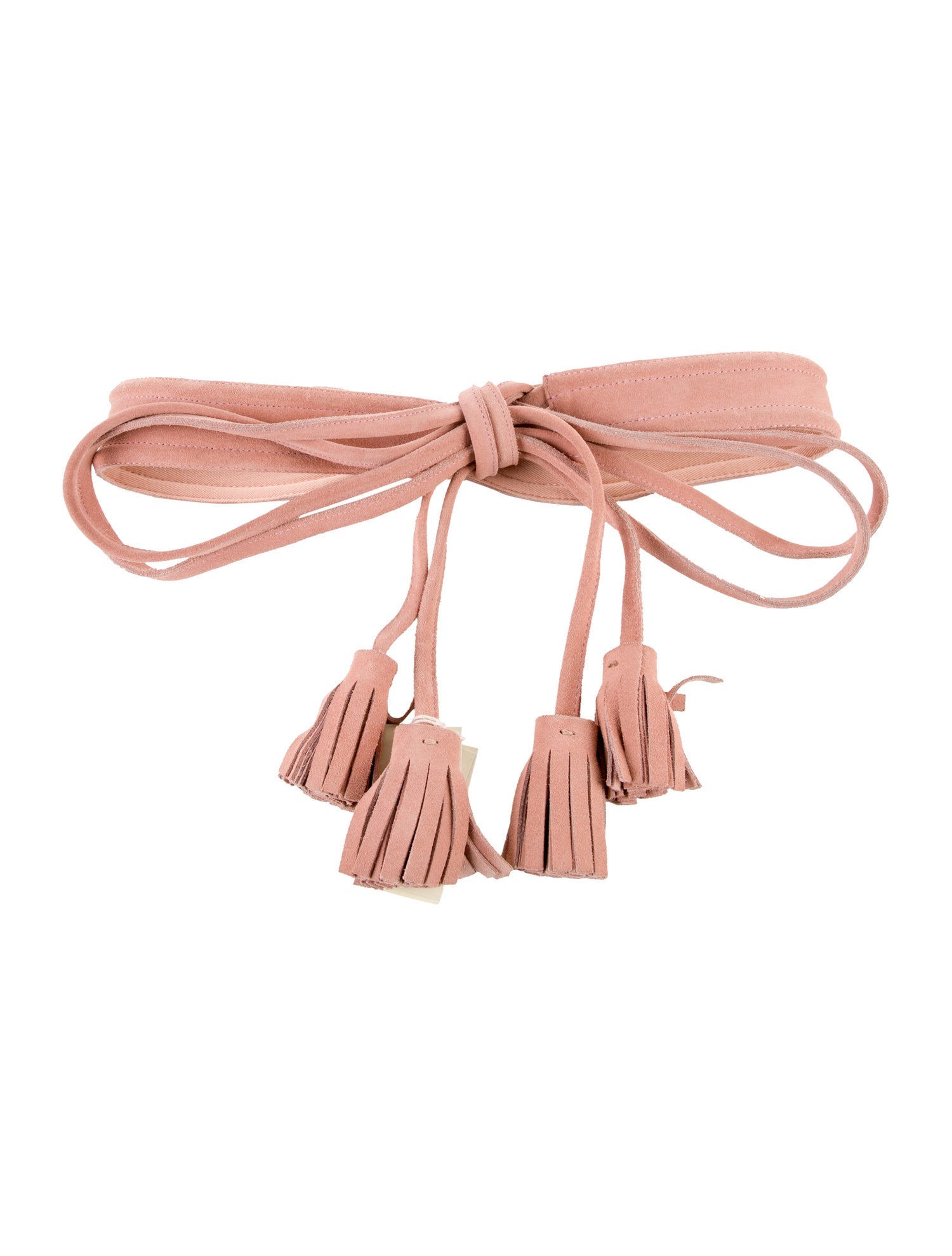 Maje Leather Tassel Accents Waist Belt w/ Tags