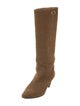 Maje Suede Riding Boots