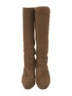 Maje Suede Riding Boots