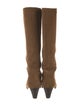 Maje Suede Riding Boots