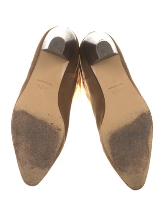 Maje Suede Riding Boots