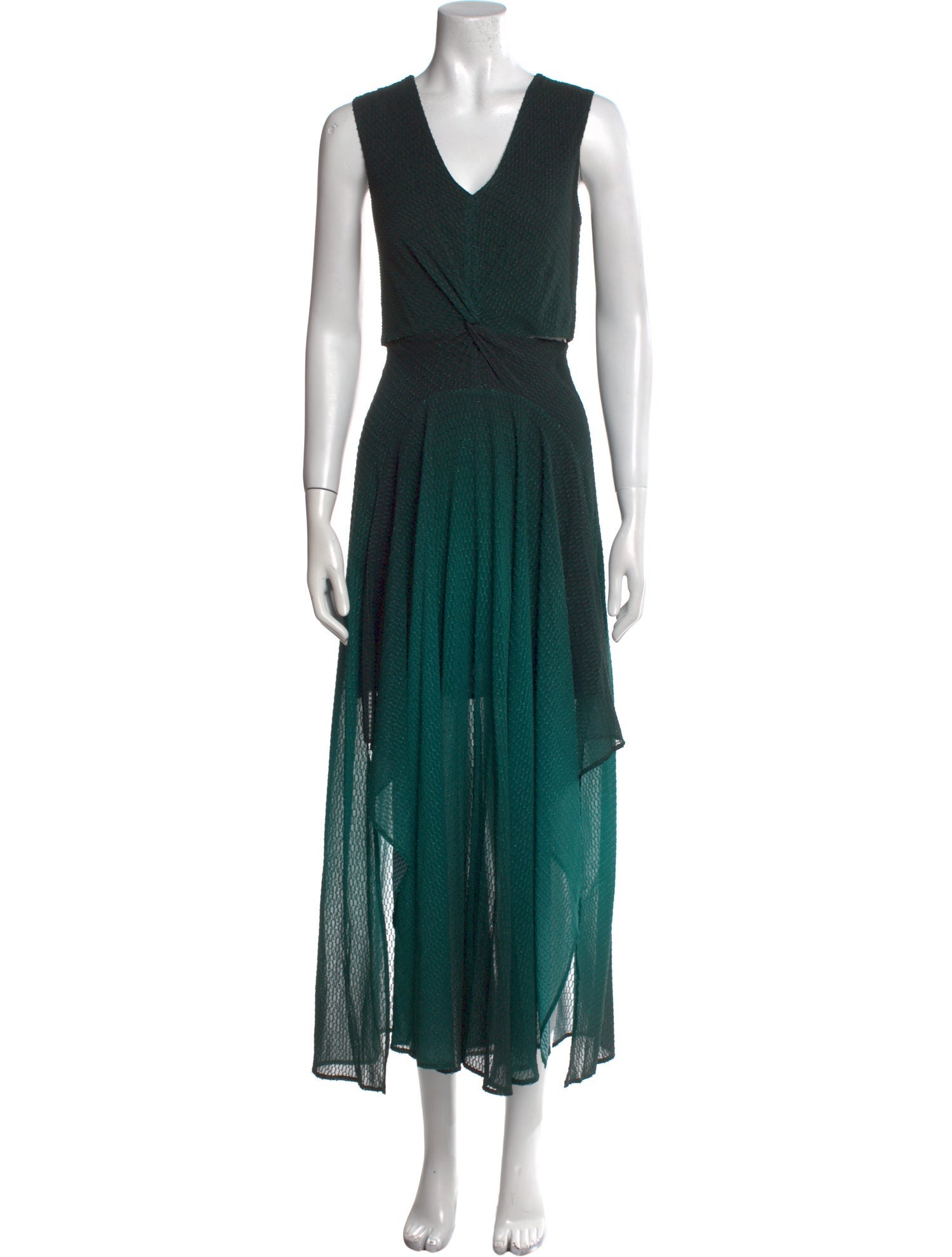 Maje Snakeskin Midi Length Dress