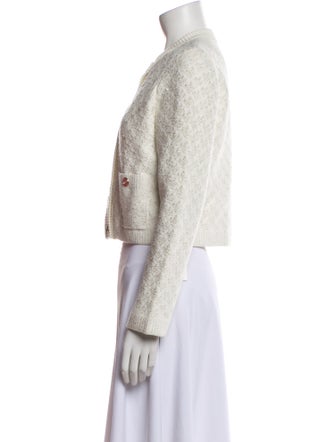 Maje Tweed Pattern Evening Jacket