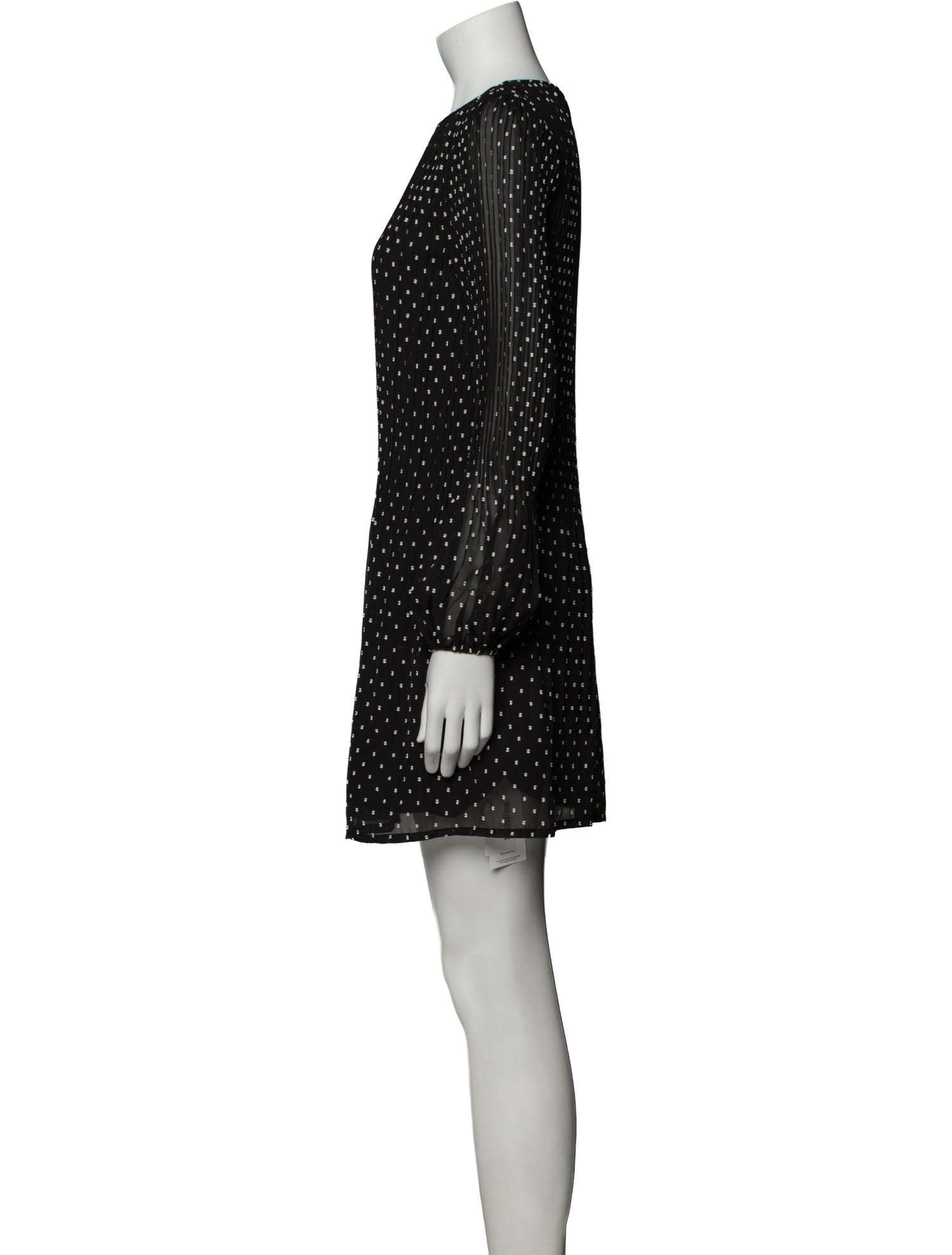 Maje Polka Dot Print Mini Dress