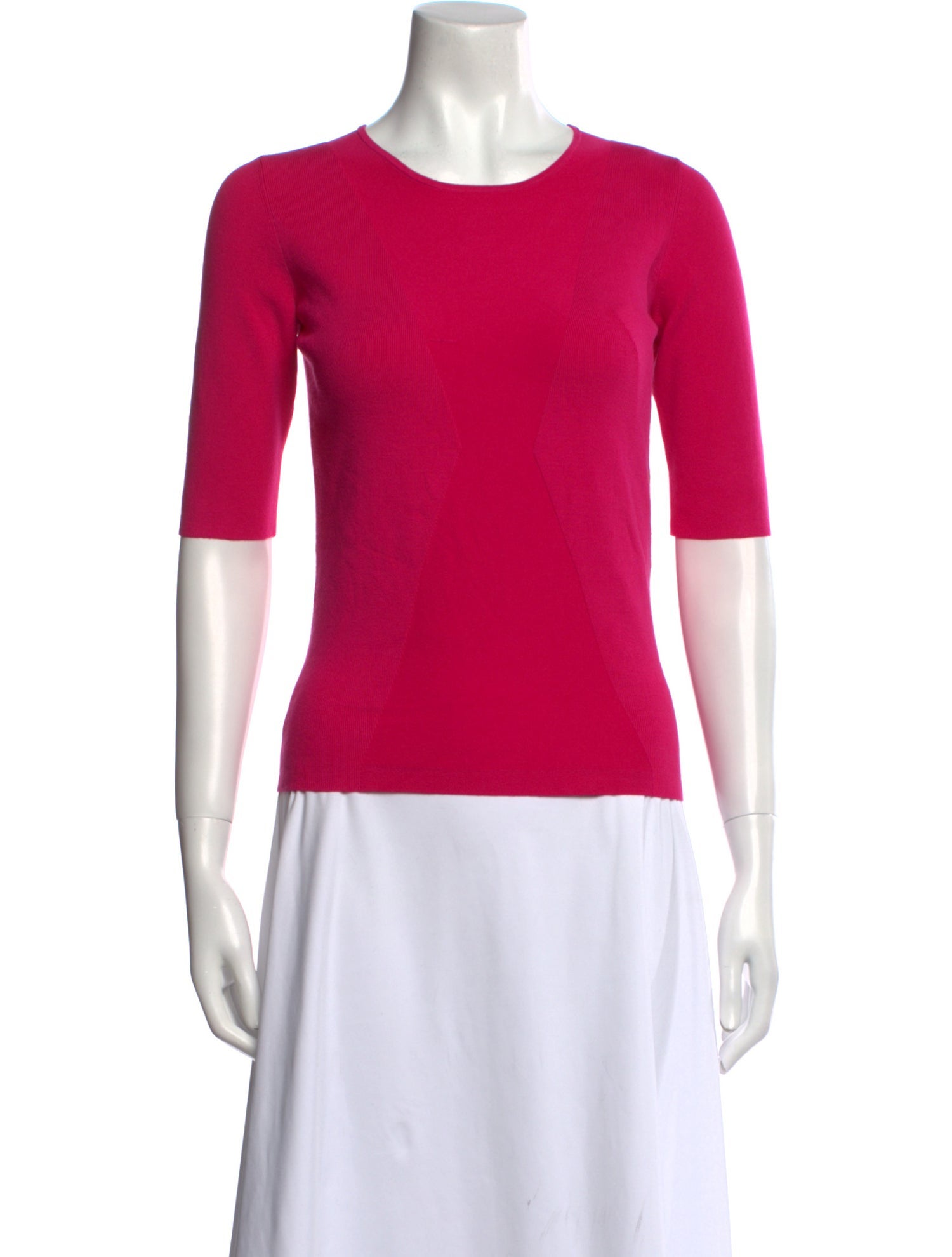 Maje Scoop Neck Short Sleeve Top