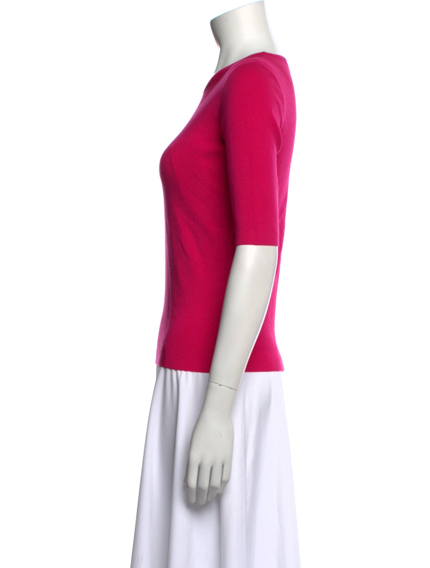 Maje Scoop Neck Short Sleeve Top