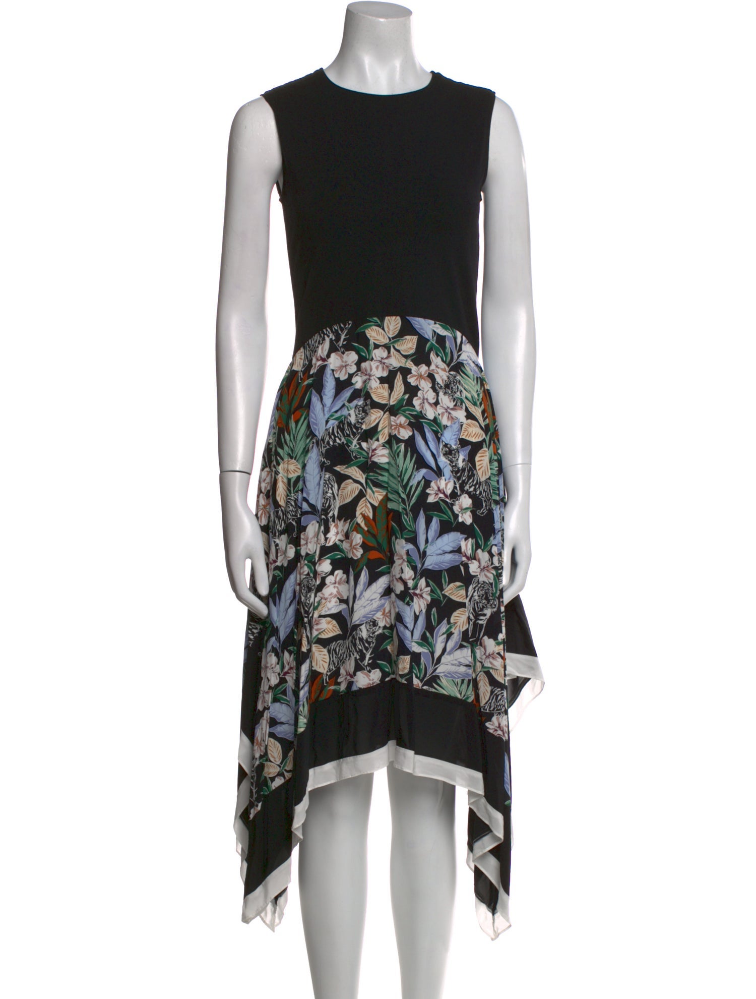 Maje Printed Long Dress