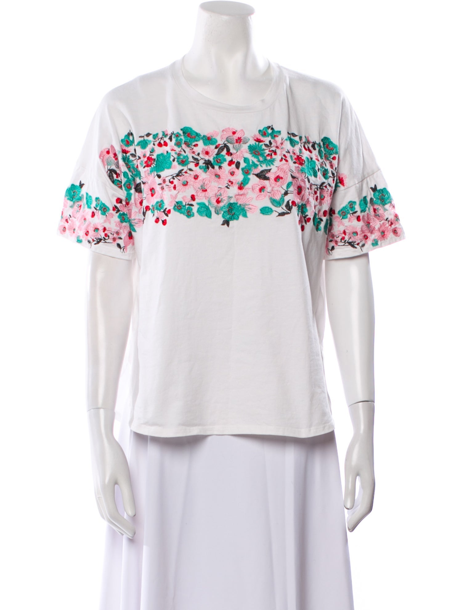 Maje Graphic Print Crew Neck T-Shirt