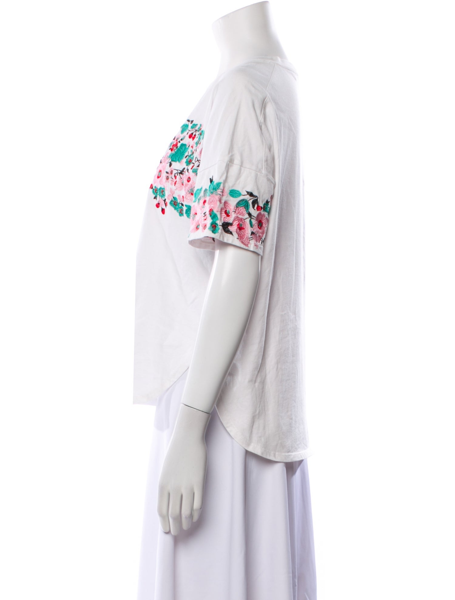 Maje Graphic Print Crew Neck T-Shirt